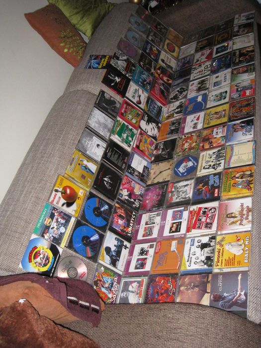 płyty CD   71 szt   w tym Santana ,Clapton  patrz specyfikacja