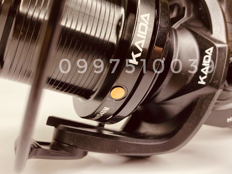 Оригинал! Карповая Катушка Kaida 10000 с байтраннером рыболовная