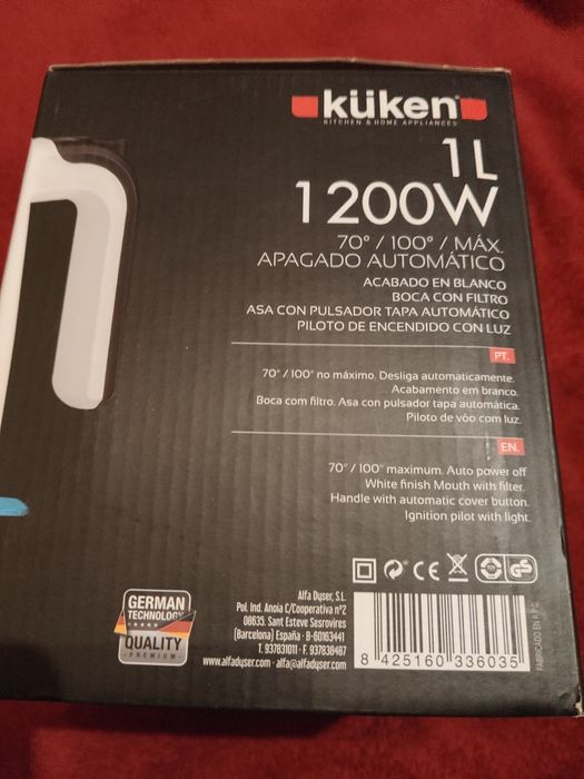 Chaleira de água Kuken