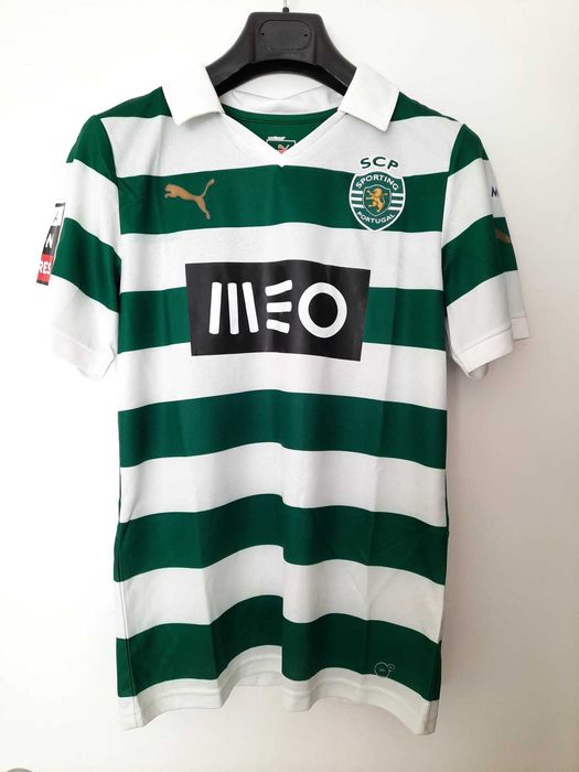 Camisola de jogo (match worn) do Sporting 2013/2014 - Wilson Eduardo