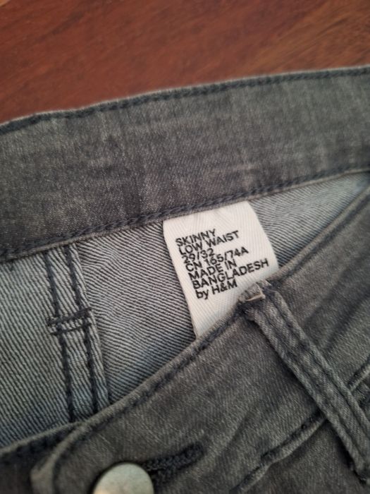 Spodnie skinny denim hm 38