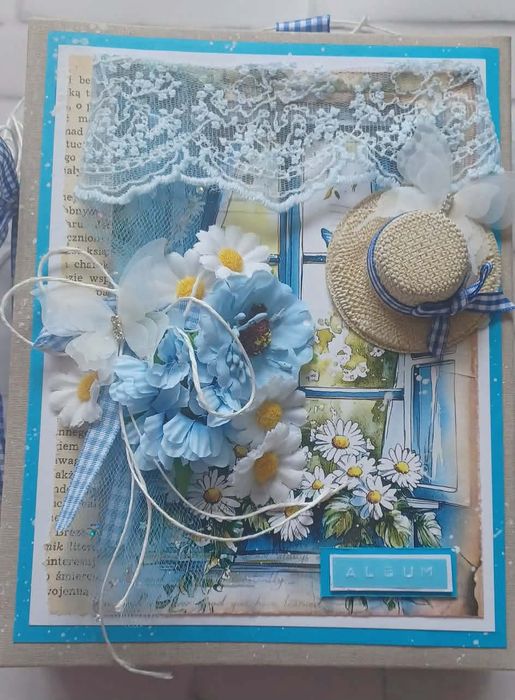 Album na zdjęcia, scrapbooking, rękodzieło
