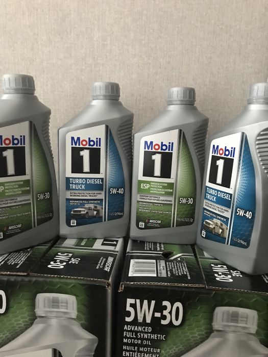 Масло MOBIL 1   5W30 , 5W40 ,10W40,Оригинал США .