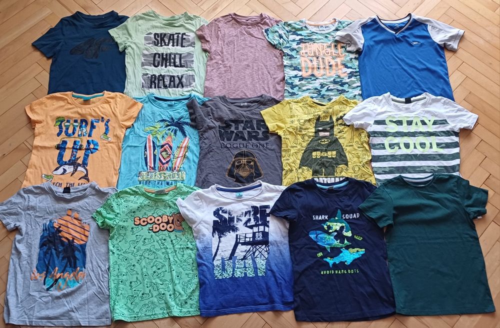 T-shirty, 15 sztuk