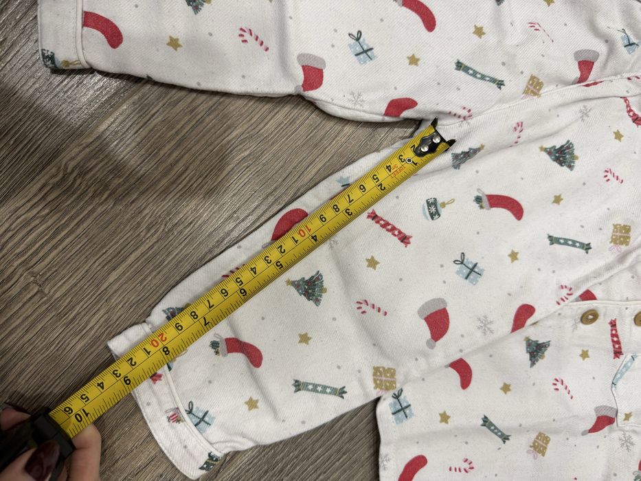 Новорічна піжама дитяча 9-12 74 см