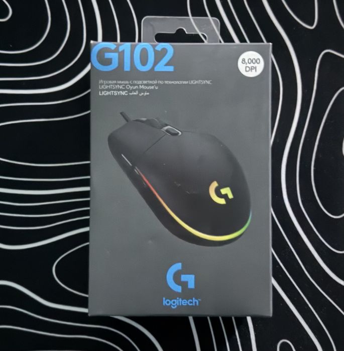 Ігрова мишка Logitech G102 з RGB підсвіткою 8000 DPI