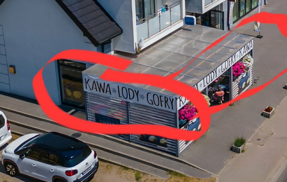 Oddam banery z kawiarni "kawa lody gofry"