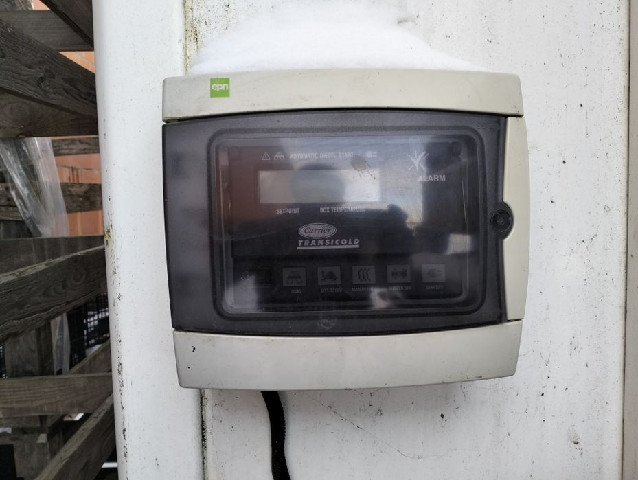 Zabudowa kontener izoterma chłodnia agregat