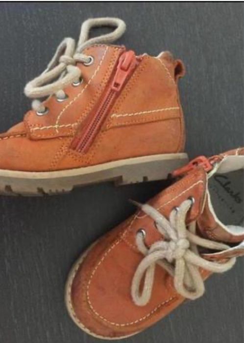 Ботинки детские Clarks кожа 13,5см