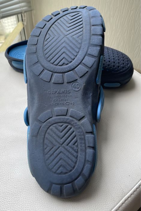 Сабо крокси Gipanic 40 розміру, синьо- блакитного кольору