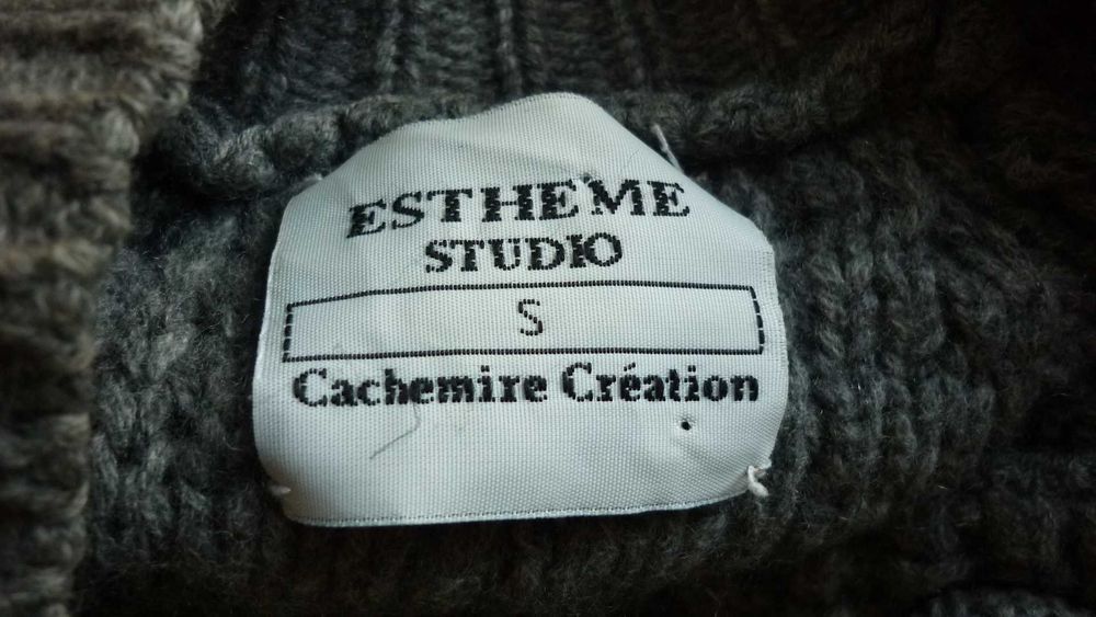Esthe'me studio- kaszmirowy kardigan  r; S/M