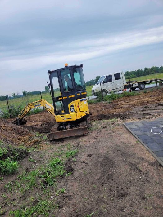 Usługi Minikoparką ! Wyburzenia , wiertnica !
