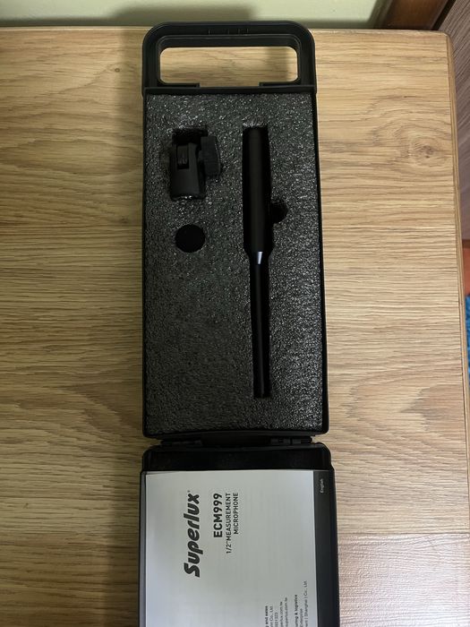 Microfone Superlux ECM-999 c/ cabo XLR