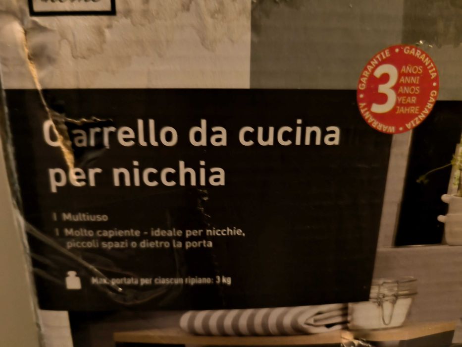 Carrinho de cozinha sofisticado novo