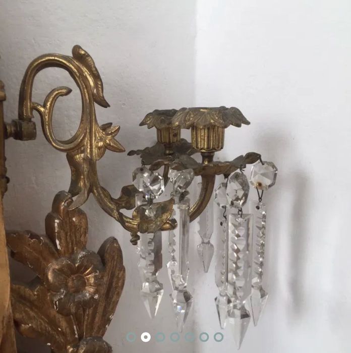 Toucador antigo em talha dourada