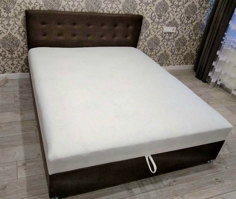 Акция!Комплект Мягкая  двуспальная  кровать с матрасом 160х200 Одесса!