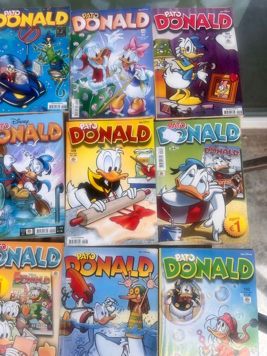 Lote 17 Livros banda desenhada pato Donald vintage
