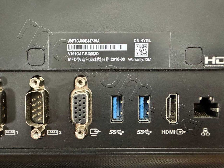 Сенсорний моноблок 15.6 ASUS AiO V161GAT (4Gb/8Gb DDR4, 120Gb SSD)