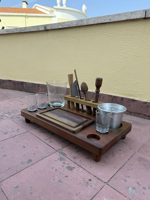 Mesa de caipirinhas