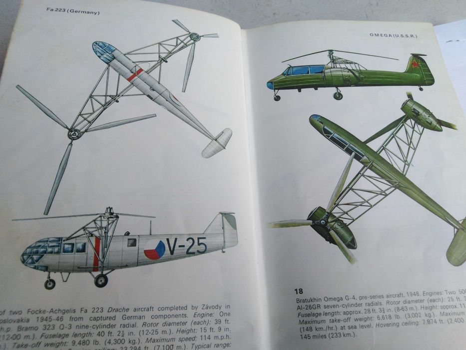 Livro sobre Helicópteros.