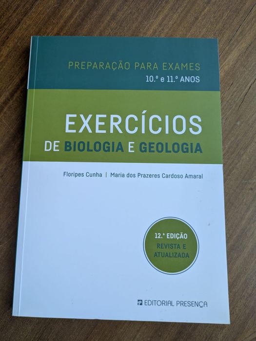Exercícios de Biologia e Geologia Preparação para Exames 10º e 11º