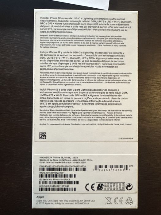 Iphone SE Branco  128 GB