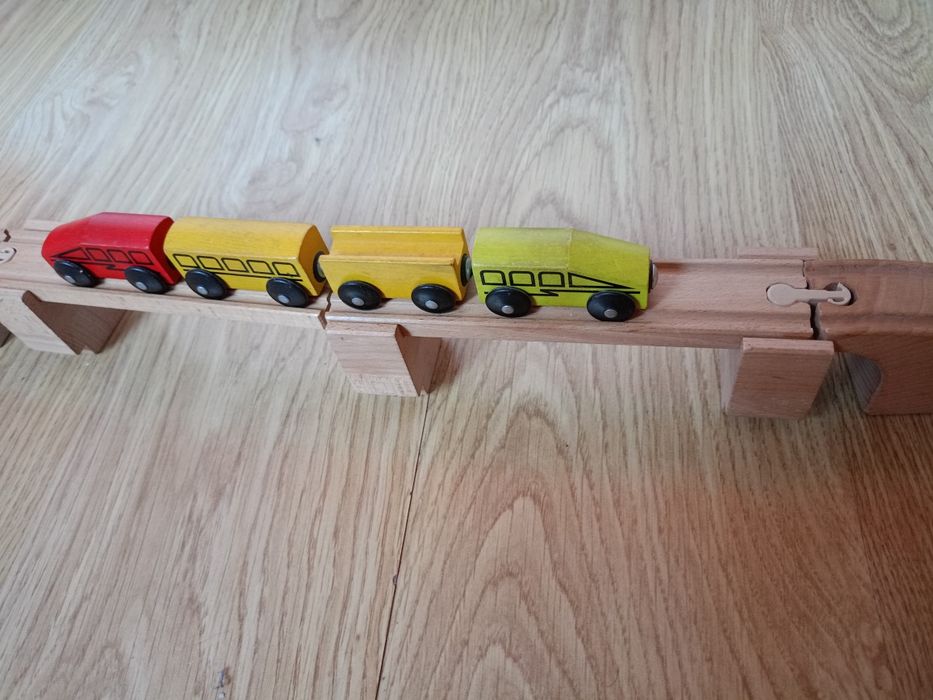 Drewniane tory ikea 31 elementów