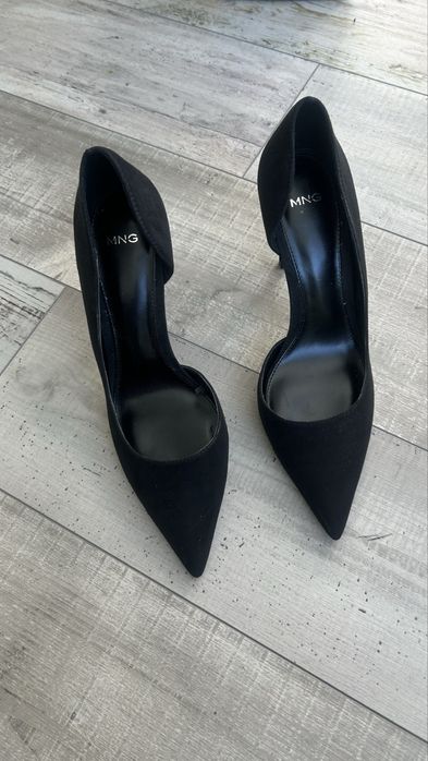 Туфлі mango туфли Манго чорні