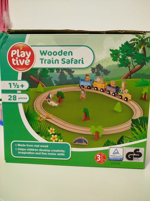 Playtive drewniana kolejka Safari