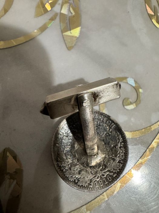 Запонки з монет веймарської республіки 1914-1916р