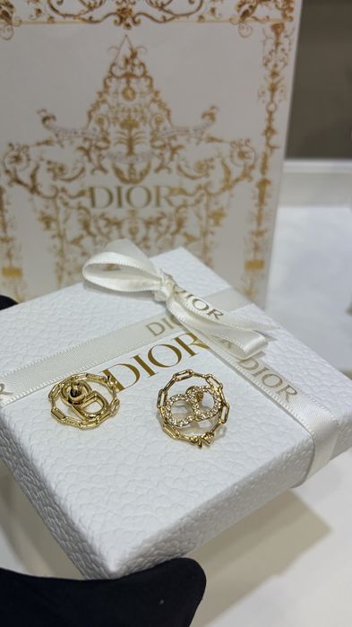 DIOR® Luksusowe kolczyki CD® ekskluzywna biżuteria kolczyki