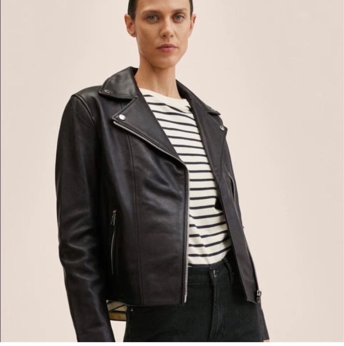 Косуха  куртка шкіряна Mango