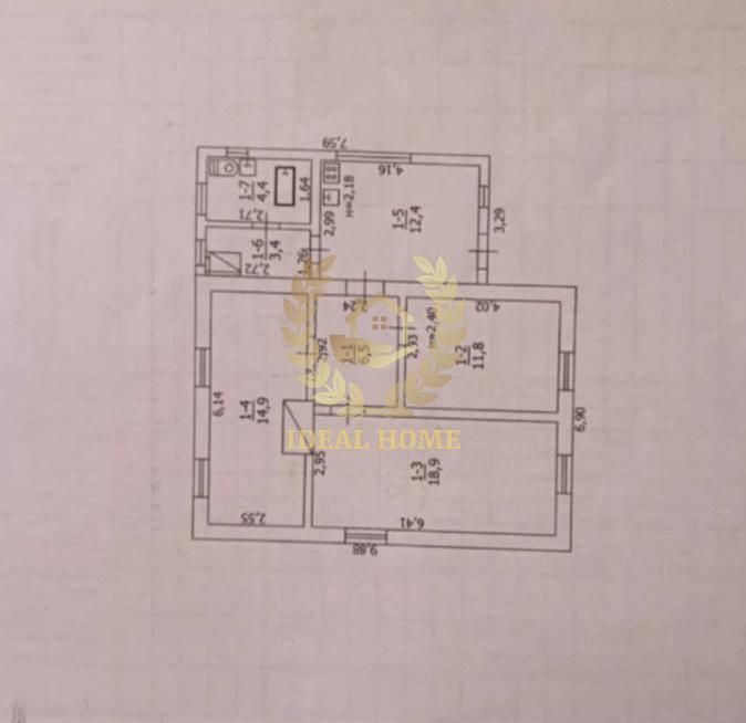Продам будинок в Рубченках: 3 кімнати, 70 м², 25 соток