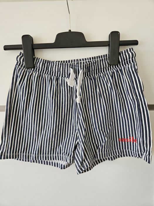 Spodenki dziewczęce materiałowe Linkoln&Sharks 158 paskii żeglarskie