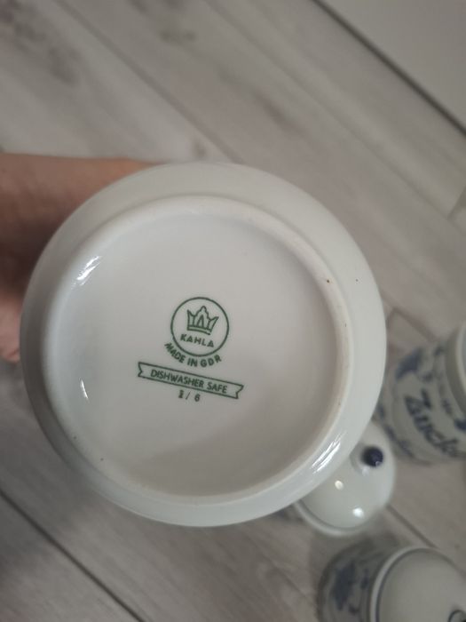 Pojemniki,  porcelany kahla