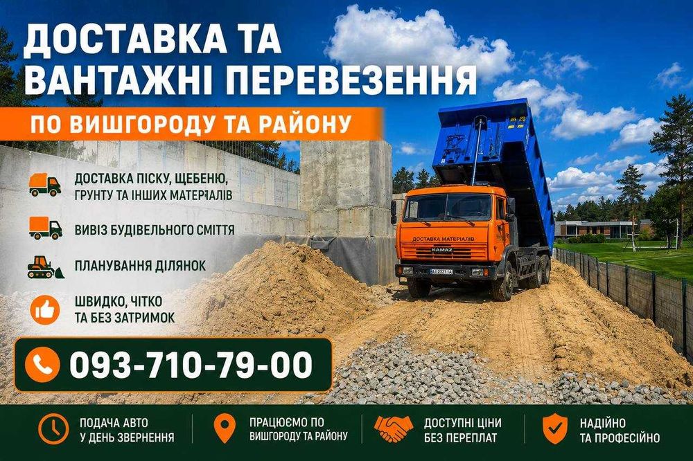 Вывоз мусора,КАмАЗ