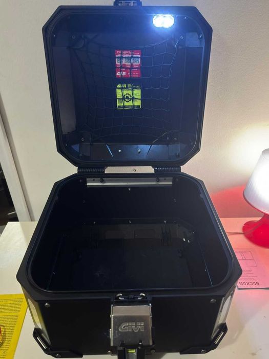 Mala GIVI Trekker Outback Evo Smart 42 + Fechadura + Rede + Iluminação