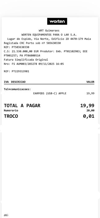 Auriculares Apple entrada Lightning