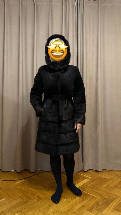 Шуба з нутрії натуральна