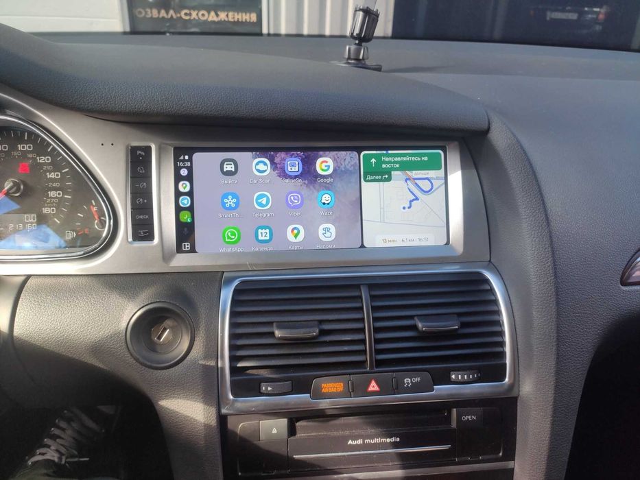 Штатная магнитола  для Audi Q7 память 8+64G, экран 10.25 CarPlay