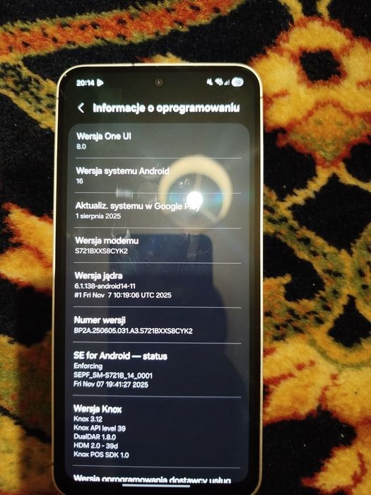 Samsung S24 FE 8/128 GB zamiana na iPhone 14-15 pro, pro max