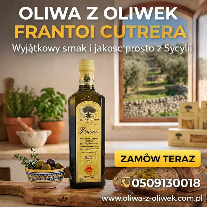 Oliwa z Oliwek Extra Virgin Primo Frantoi CUTRERA 750 ml -premium
