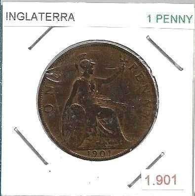 Inglaterra - - “Libra Esterlina” - - - 1 PENNY - - - Moedas