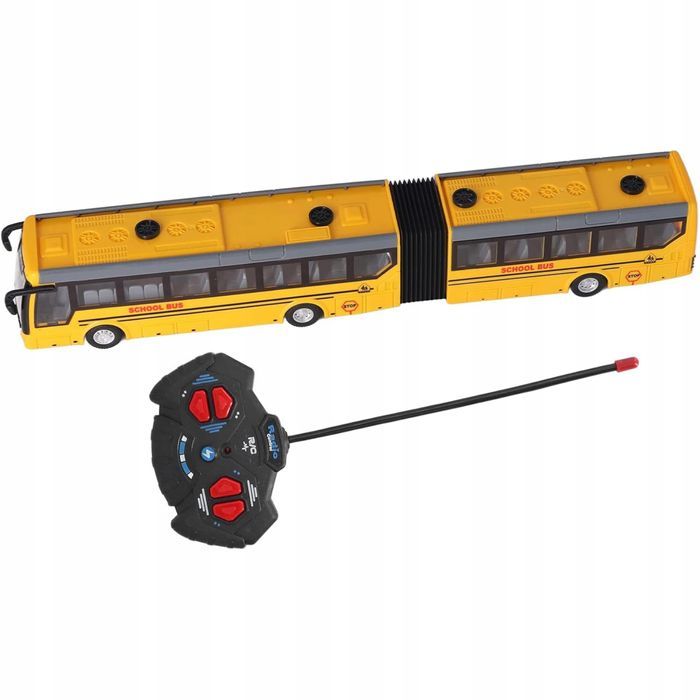 Szkolny Autobus Przegubowy Zdalnie Sterowany Akumulator Ładowarka