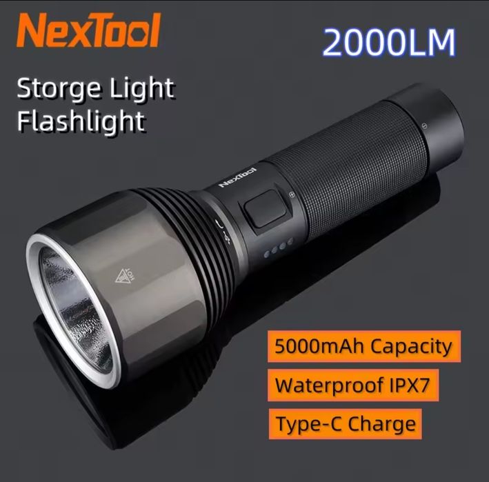Потужний ліхтарик NexTool на 2000LM