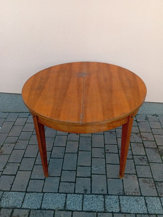 Stół okragły PRL Transport