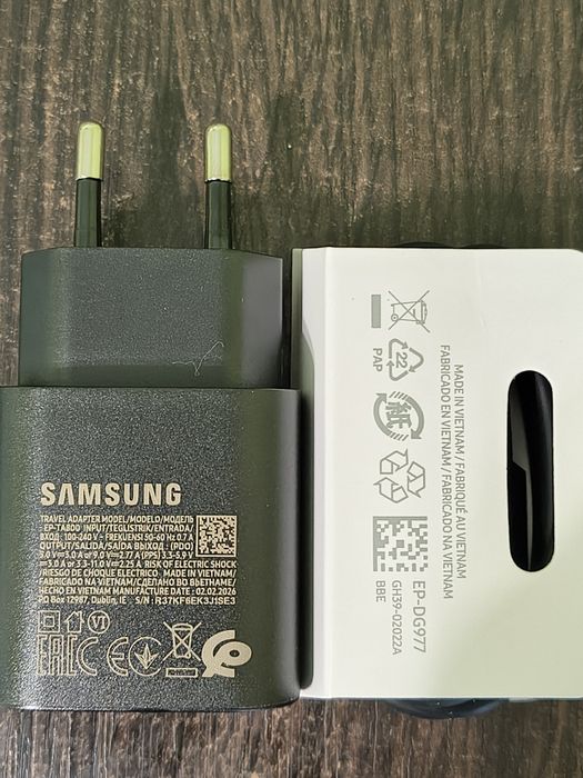Швидкісна зарядка  Samsung 25W.PDБлок + Кабель 1метра.EP-TA800