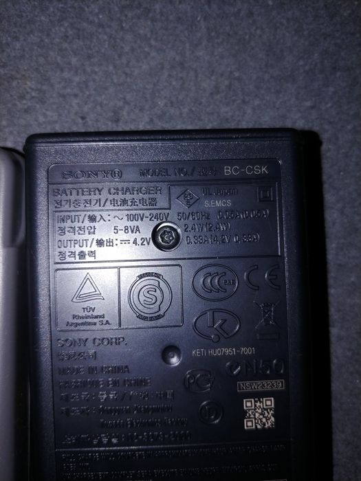 Зарядное sony bc-csk, Nikon mh-62, аккум  bp-2l13
