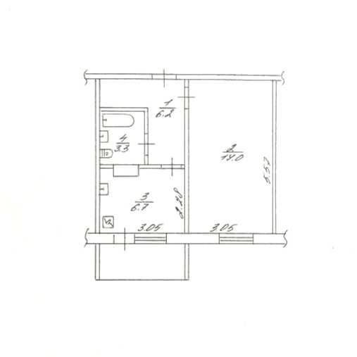Продається однокімнатна квартира на Митниці