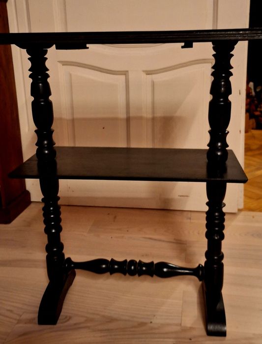 Uroczy stolik do przedpokoju,  salonu holu czarny